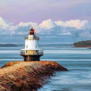 Spring Point Ledge Lighthouse by Christopher Arndt