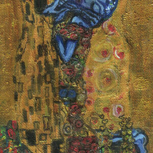 The alien kiss by Blastoff Klimt by Similar Alien