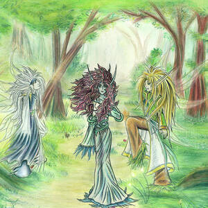 The Fae - Sylvan Creatures of the Forest by Shawn Dall