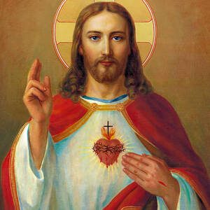 The Most Sacred Heart Of Jesus by Svitozar Nenyuk