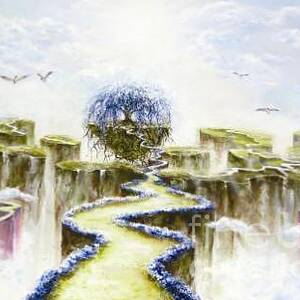 On My Knees Painting By Akiane Kramarik