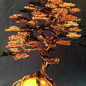 Cascade style wire bonsai tree on quartz crystal by TwistedGypsyArt on  DeviantArt