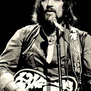 Waylon Jennings In Concert, C. 1976 by Everett