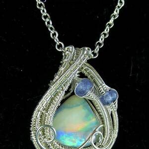 Bismuth Crystal and Silver Pendant Jewelry by Heather Jordan | Fine Art ...
