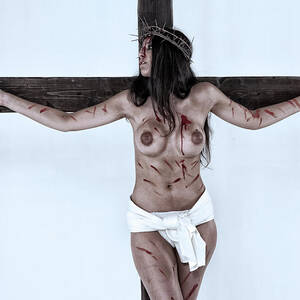 Female Jesus II Photograph by Ramon Martinez