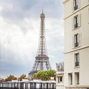 Eiffel View I Crop #1 by Laura Marshall