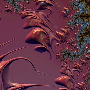 Fractal Playground in Pink by Shelli Fitzpatrick
