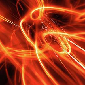 Energy Curves In Space #2 by Science Photo Library