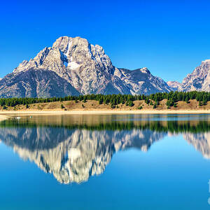 Mt Moran in the Grand Tetons #2 by Bruce Block