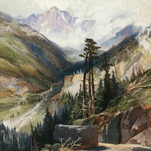 The Mountain Of The Holy Cross, Colorado by Thomas Moran