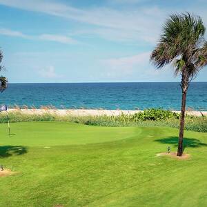 Golf Course By The Ocean #3 by Laura Zeid