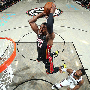 Miami Heat V Brooklyn Nets #4 by Nathaniel S. Butler