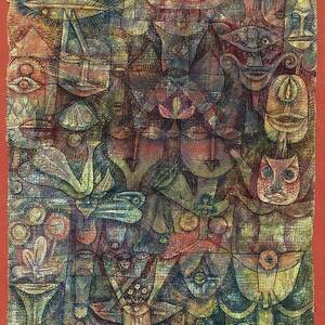Strange Garden by Paul Klee