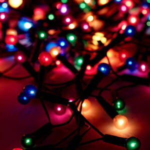 A String Of Christmas Lights Out For by Fizia
