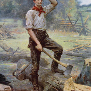 Abe Lincoln The Rail Splitter  by War Is Hell Store