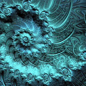 Ancient Verdigris -- Triptych 1 of 3 by Susan Maxwell Schmidt