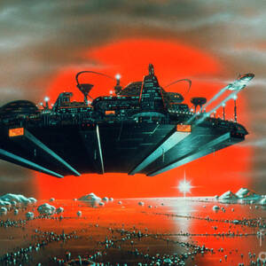 Artwork Of A Floating City by Science Photo Library