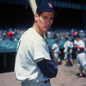Ted Williams Of Boston Red Sox by Bettmann