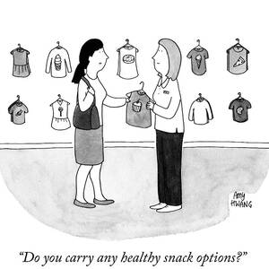 Do you carry any healthy snack options by Amy Hwang
