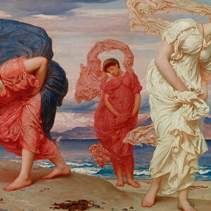 Pavonia Painting by Lord Frederic Leighton - Fine Art America