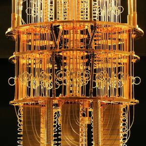 Ibm Q Quantum Computer Cryostat by Science Photo Library
