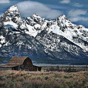 In the shadow of the Tetons by John Christopher