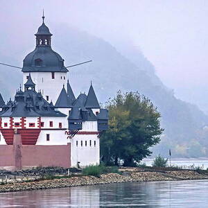 Pfalzgrafenstein Castle, Kaub, Germany by Hans-peter Merten