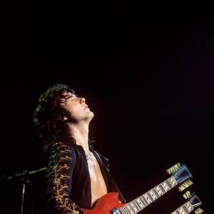 Photo Of Jimmy Page And Led Zeppelin by David Redfern