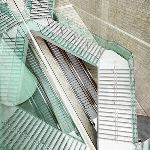 Reflected Modern Architecture - Winding by Georgeclerk