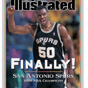 San Antonio Spurs Dennis Rodman Sports Illustrated Cover Metal Print