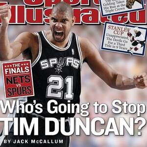 San Antonio Spurs Tim Duncan, 2003 Nba Western Conference Sports Illustrated Cover by Sports Illustrated