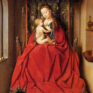 Adoration of the Mystic Lamb Painting by Hubert Eyck and Jan van Eyck ...
