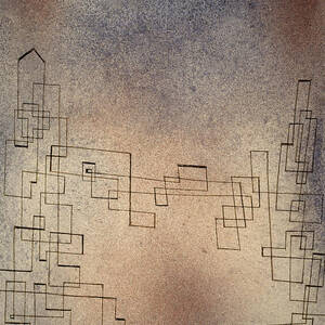 Small Picture Of Fir Trees, 1922 Painting by Paul Klee