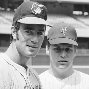 Tom Seaver And Jim Palmer At Baseball by Bettmann