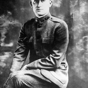 Ty Cobb In Us Army Captians Uniform by Bettmann