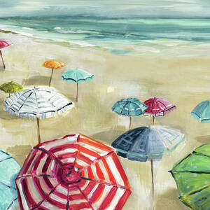 Umbrealla Beach 2 by Carol Robinson