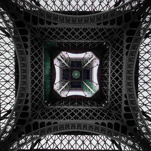 Underneath Of Eiffel Tower, Low Angle by Ed Freeman