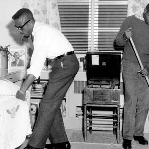 University Students In Campus Dorm by Claflin University