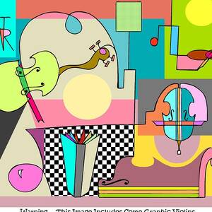 Warning. . . This Image Includes Some Graphic Violins by Timothy Simpson