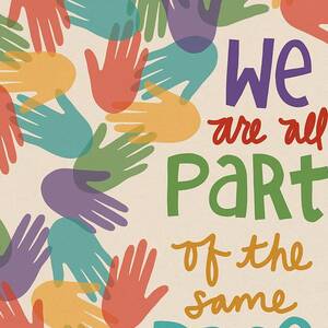 We Are All Part Of The Same Race by Curtis