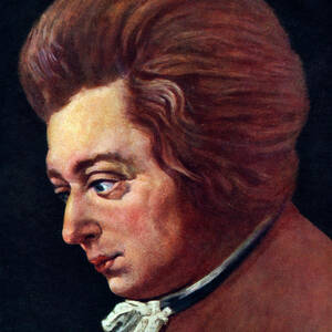 Wolfgang Amadeus Mozart Portrait by Unknown
