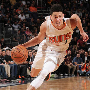 Devin Booker Poster by Barry Gossage - NBA Photo Store