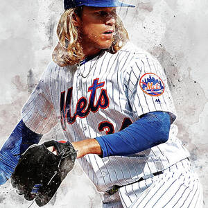 Baseball Noahsyndergaard Noah Syndergaard Noah Syndergaard Thor New York  Mets Newyorkmets Noahsethsy by Wrenn Huber