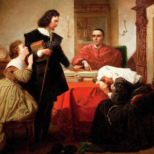 Receiving the Order #1 by Emanuel Gottlieb Leutze