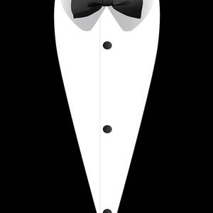 Tuxedo design with Bowtie For Weddings And Special Occasions Digital ...