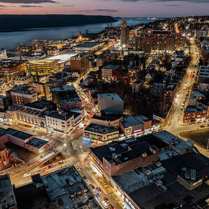 Twilight Along the Hudson #1 by Kevin Suttlehan