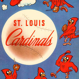 1959 St. Louis Cardinals Art Metal Sign - Row One Brand