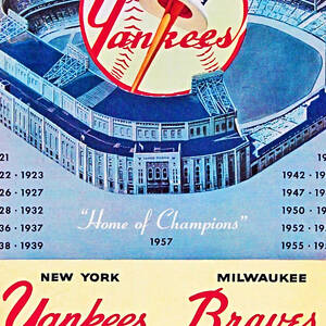 1950s New York Yankees Vintage Decal Art - Row One Brand