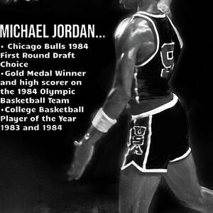 1985 Nike Michael Jordan Rookie Promo Card Sweatshirt