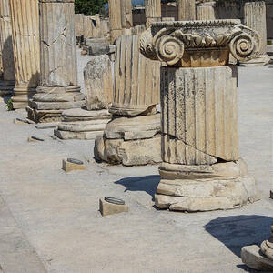 Corinthian columns  #2 by Steve Estvanik